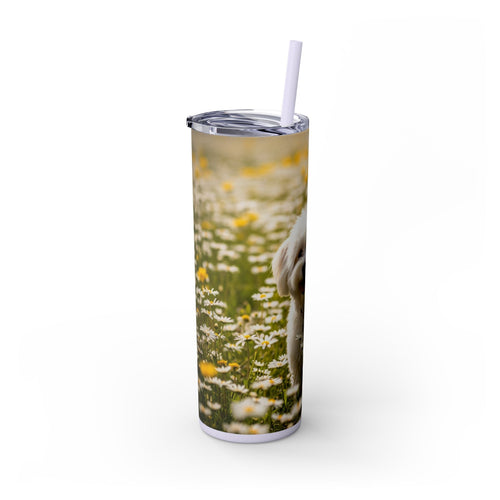 Skinny Tumbler with Straw – 20 oz Stainless Steel Cup