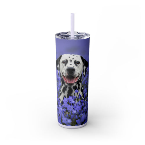 Skinny Tumbler with Straw – 20 oz Stainless Steel Cup