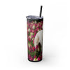 Skinny Tumbler with Straw – 20 oz Stainless Steel Cup