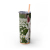 Skinny Tumbler with Straw – 20 oz Stainless Steel Cup