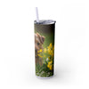 Skinny Tumbler with Straw – 20 oz Stainless Steel Cup