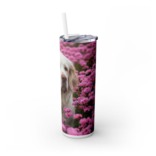 Skinny Tumbler with Straw – 20 oz Stainless Steel Cup