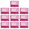 24-42 Collapsible Pink Dog Crate RED24-42