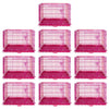 24-42 Collapsible Pink Dog Crate RED24-42