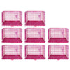 24-42 Collapsible Pink Dog Crate RED24-42