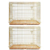 24-42 Collapsible Copper Gold Dog Crate GLD24-42