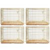 24-42 Collapsible Copper Gold Dog Crate GLD24-42