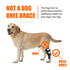 NeoAlly Dog Rear Leg Hock Brace with Safety Reflective Straps for Large Dogs [Long Version]