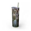 Skinny Tumbler with Straw – 20 oz Stainless Steel Cup