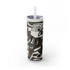 Skinny Tumbler with Straw – 20 oz Stainless Steel Cup
