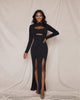 New Black elegant Fashionable Autumn And Winter party Dress for women