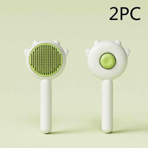 Cat Comb Massager One Tap Fur Punch Out Feature