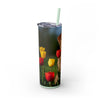 Skinny Tumbler with Straw – 20 oz Stainless Steel Cup