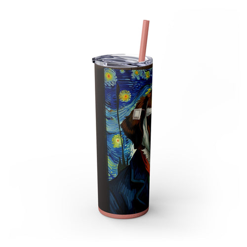 Skinny Tumbler with Straw – 20 oz Stainless Steel Cup
