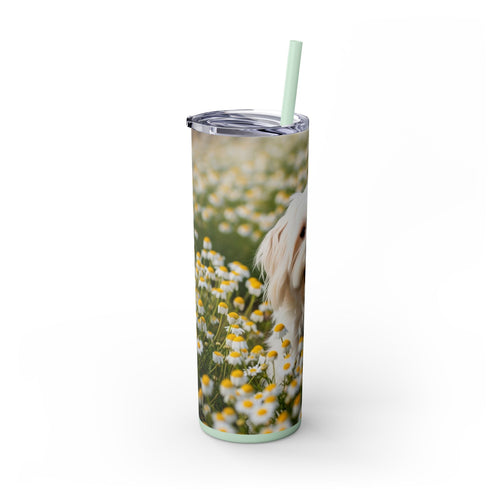 Skinny Tumbler with Straw – 20 oz Stainless Steel Cup