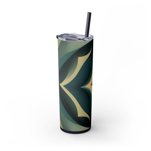 Skinny Tumbler with Straw – 20 oz Stainless Steel Cup