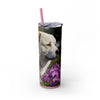 Skinny Tumbler with Straw – 20 oz Stainless Steel Cup