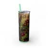 Skinny Tumbler with Straw – 20 oz Stainless Steel Cup
