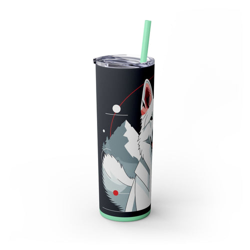 Skinny Tumbler with Straw – 20 oz Stainless Steel Cup