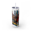 Skinny Tumbler with Straw – 20 oz Stainless Steel Cup