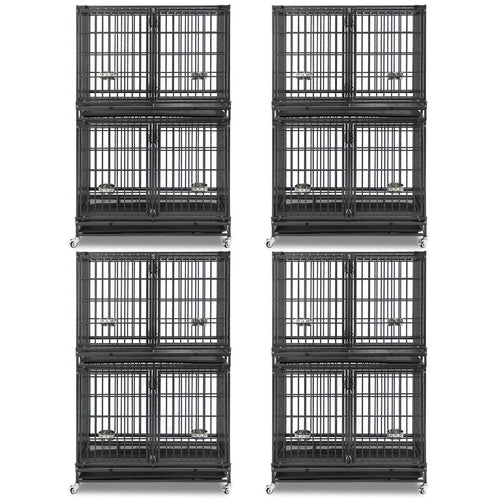 42 Stackable Dog Crate with Divider 43S (Extra Height)