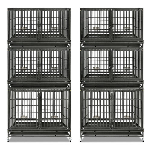 43 Three-Tier Foldable Dog Crate 43TTS