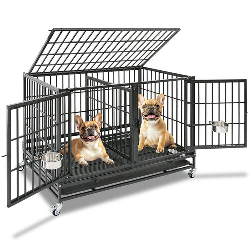 42 Stackable Dog Crate with Divider 43T (Standard Height)