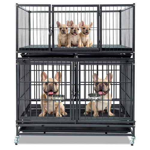 42 Stackable Dog Crate 43T+WHLP02