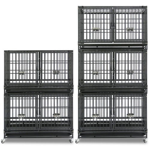 42 Stackable Dog Crate with Divider 43T (Standard Height)