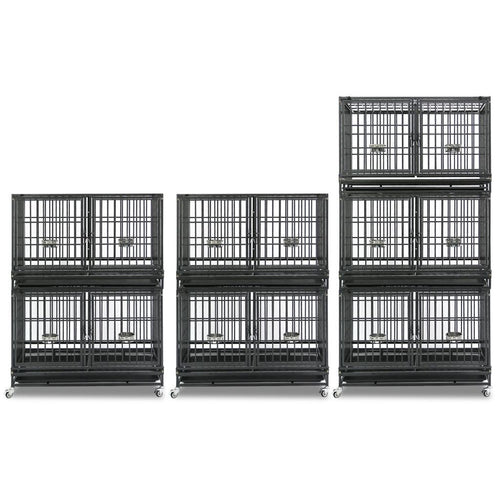 42 Stackable Dog Crate with Divider 43T (Standard Height)