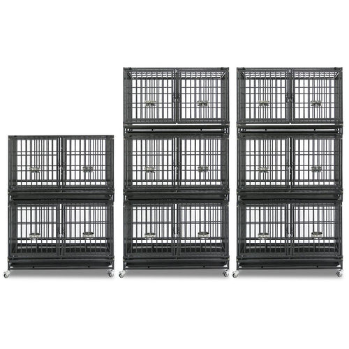 42 Stackable Dog Crate with Divider 43T (Standard Height)