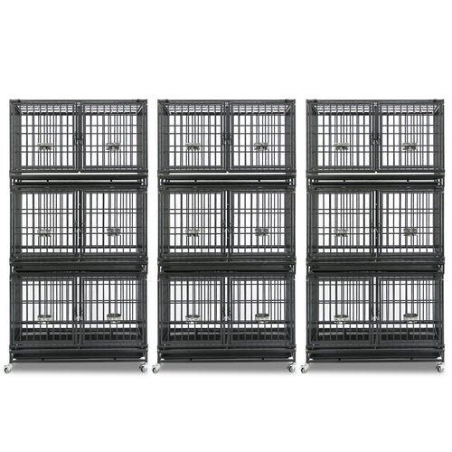 42 Stackable Dog Crate with Divider 43T (Standard Height)