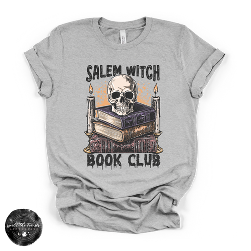 Salem Witch Book Club Tee | Witchy Book Lover Graphic T-Shirt