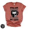 Drink Your Coffee, It’s Chaos Tee | Funny Chaos Graphic T-Shirt