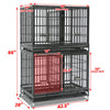42 Stackable Dog Crate with Divider 43S (Extra Height)