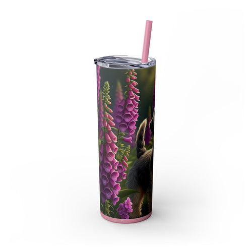 Skinny Tumbler with Straw – 20 oz Stainless Steel Cup