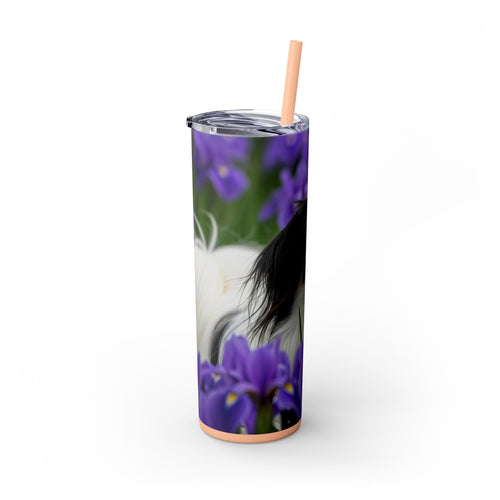 Skinny Tumbler with Straw – 20 oz Stainless Steel Cup