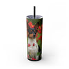 Skinny Tumbler with Straw – 20 oz Stainless Steel Cup