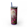 Skinny Tumbler with Straw – 20 oz Stainless Steel Cup
