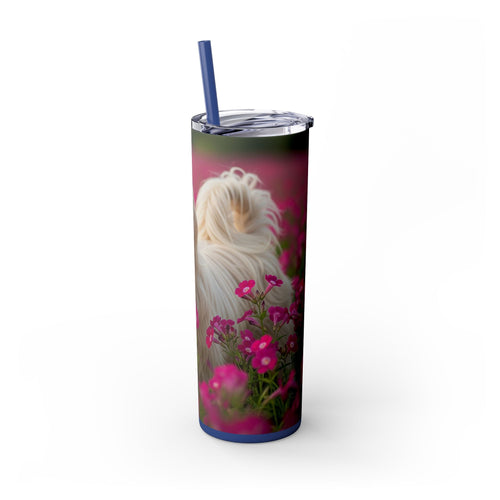 Skinny Tumbler with Straw – 20 oz Stainless Steel Cup