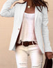 Candy-colored long-sleeved suit