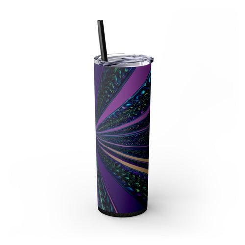 Skinny Tumbler with Straw – 20 oz Stainless Steel Cup