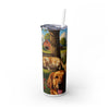Skinny Tumbler with Straw – 20 oz Stainless Steel Cup