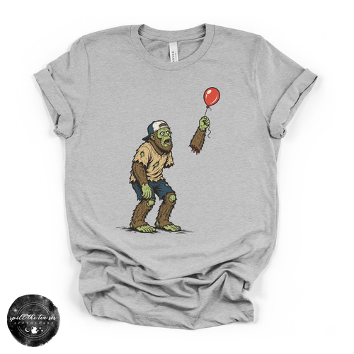 Zombie Bigfoot Tee | Funny Undead Sasquatch Halloween Graphic T-Shirt