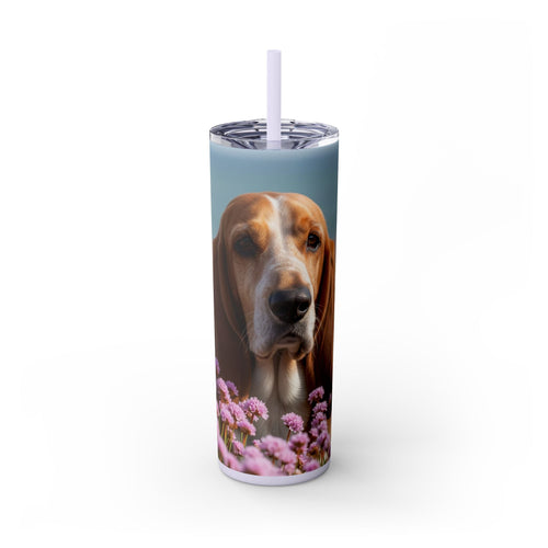Skinny Tumbler with Straw – 20 oz Stainless Steel Cup