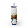 Skinny Tumbler with Straw – 20 oz Stainless Steel Cup