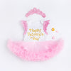 Children's dress crown sleeveless dress 0-2 full moon