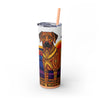 Skinny Tumbler with Straw – 20 oz Stainless Steel Cup