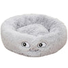 Round Small Dog Plush Bed