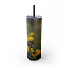 Skinny Tumbler with Straw – 20 oz Stainless Steel Cup